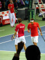 Severin Lthi, Stanislas Wawrinka, Roger Federer