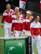 Heinz Gnthardt, Timea Bacsinszky, Viktorija Golubic, Belinda Bencic, Martina Hingis