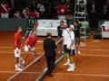 Roger Federer, Stanislas Wawrinka, Mardy Fish, Mike Bryan