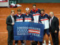 Jim Courier, Ryan Harrison, Mike Bryan, John Isner, Mardy Fish, Jonathan Vegosen