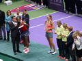 Maria Kirilenko, Nadia Petrova, Serena Williams, Maria Sharapova, Lucie Hradecka, Andrea Hlavackova