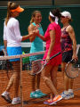 Daniela Hantuchova, Shahar Peer, Sania Mirza, Cara Black