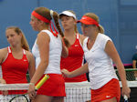 Reka-Luca Jani, Jelena Ostapenko, Dalma Galfi, Diana Marcinkevica