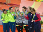 Agatha, Barbara, Laura Ludwig, Kira Walkenhorst, Kerri Walsh Jennings, April Ross
