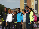 Wallace Spearmon, Natasha Hastings, Barbara Pierre, Ramon Gittens, Jackie Coward, Jarret Eaton, Jasmin Stowers