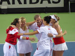 Martina Hingis, Timea Bacsinszky, Heinz Gnthardt, Viktorija Golubic, Belinda Bencic