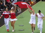 Martina Hingis, Belinda Bencic, Timea Bacsinszky, Viktorija Golubic