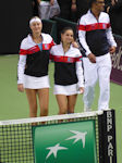Kristina Mladenovic, Amandine Hesse, Yannick Noah