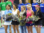 Monica Niculescu, Su-Wei Hsieh, Giulia Steingruber, Timea Bacsinszky, Martina Hingis