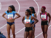 Mujinga Kambundji, Aaliyah Brown, Barbara Pierre, Christania Williams