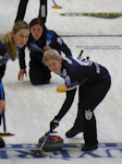 Lauren Gray, Eve Muirhead, Vicki Adams