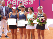 Desirae Krawczyk, Alexa Guarachi, Lara Arruabarrena, Timea Bacsinszky