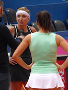 Timea Bacsinszky, Lara Arruabarrena