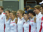Magda Linette, Alicja Rosolska, Magdalena Frech, Maja Chwalinska, Iga Swiatek