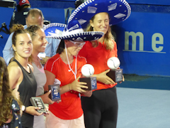 Desirae Krawczyk, Giuliana Olmos, Saisai Zheng, Victoria Azarenka