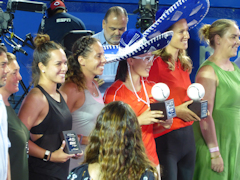 Desirae Krawczyk, Giuliana Olmos, Saisai Zheng, Victoria Azarenka