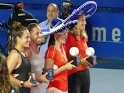 Desirae Krawczyk, Giuliana Olmos, Saisai Zheng, Victoria Azarenka