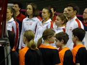 Alicja Rosolska, Iga Swiatek, Magda Linette, Maja Chwalinska, Dawid Celt