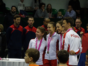 Maja Chwalinska, Magda Linette, Iga Swiatek, Alicja Rosolska, Dawid Celt