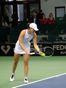 Iga Swiatek, Claudine Schaul, Mandy Minella