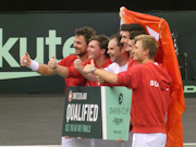 Stan Wawrinka, Dominic Stricker, Severin Lthi, Marc-Andrea Hsler, Alexander Ritschard, Leandro Riedi
